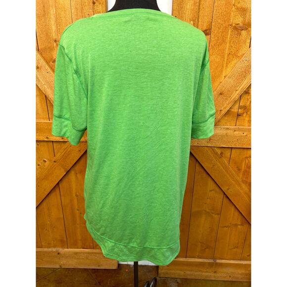 Women's Large Green Casual Shirt - Picture 3 of 5